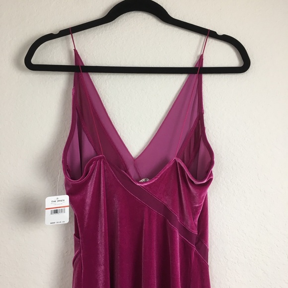 Free People Spliced Velvet Maxi Dress - Picture 8 of 8